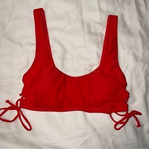 Hollister Swim Red Bikini Top